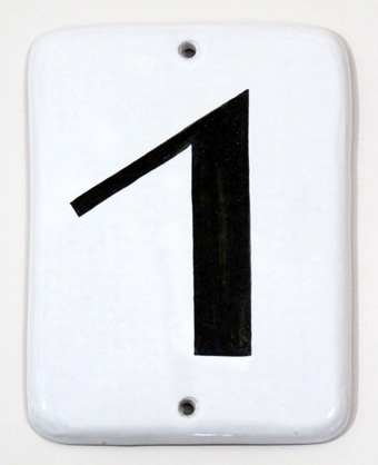 Hausnummer Sonderformat