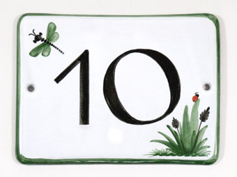 Hausnummer Sonderformat