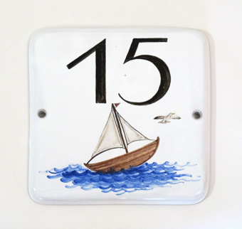 Hausnummer Sonderformat