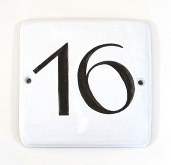 Hausnummer Sonderformat