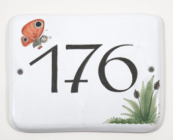 Hausnummer Sonderformat