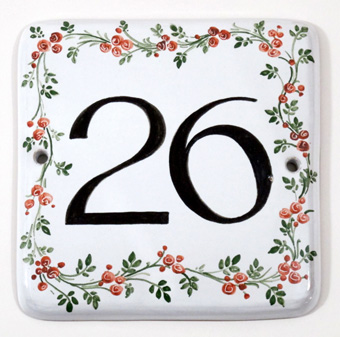 Hausnummer Sonderformat