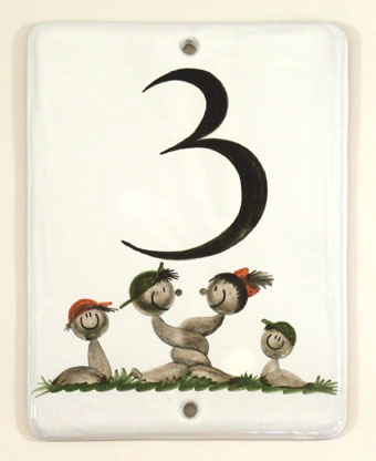 Hausnummer Sonderformat