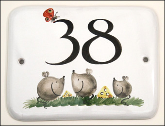 Hausnummer, Sonderformat