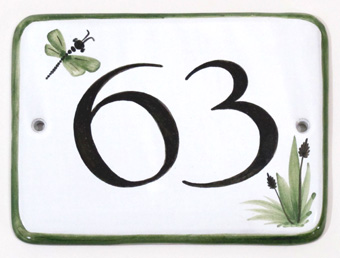 Hausnummer Sonderformat