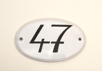 kleine Hausnummer