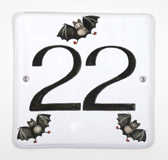 Hausnummer quadratisch