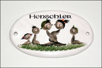 Türschild Henschler