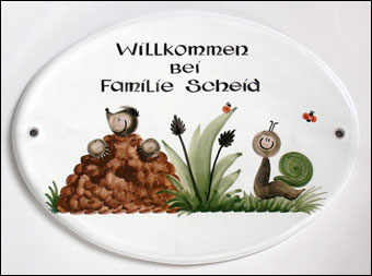 Türschild Henschler