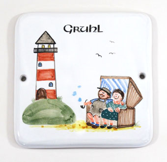 Türschild Sonderformat