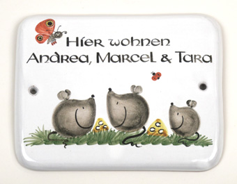 Türschild Sonderformat