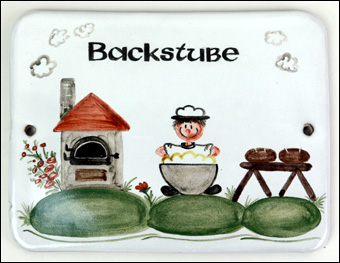 Türschild Sonderformat