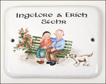 Türschild Sonderformat