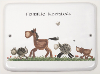 Türschild Sonderformat