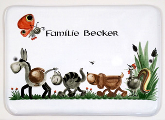 Türschild Sonderformat