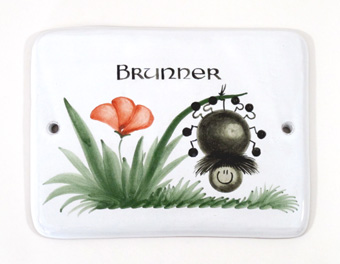 Türschild Sonderformat