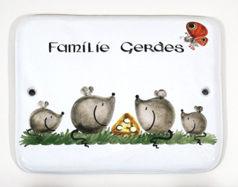 Türschild Sonderformat