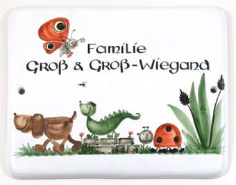 Türschild Sonderformat