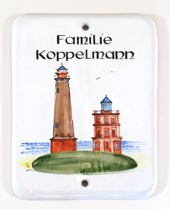 Türschild Sonderformat