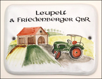 Türschild, Sonderformat