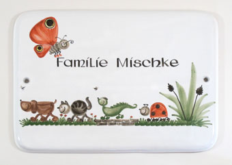 Türschild Sonderformat