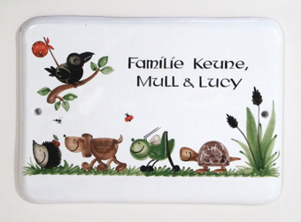 Türschild Sonderformat