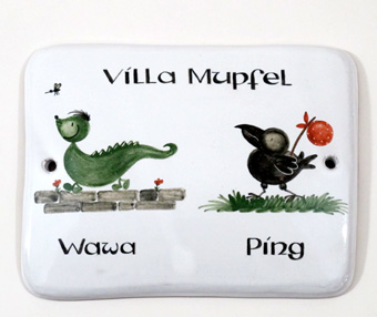 Türschild Sonderformat