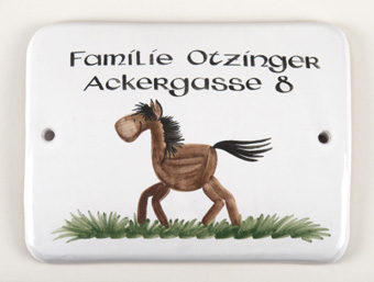 Türschild Sonderformat