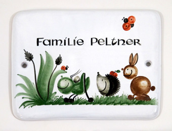 Türschild Sonderformat