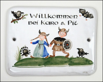 Türschild Sonderformat