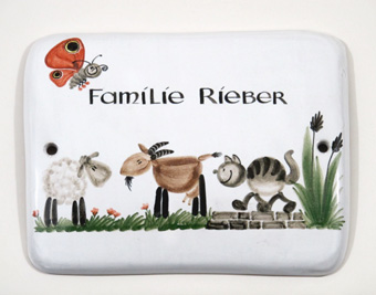 Türschild Sonderformat