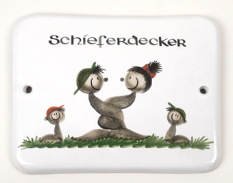 Türschild Sonderformat