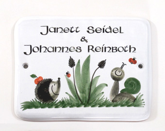 Türschild Sonderformat