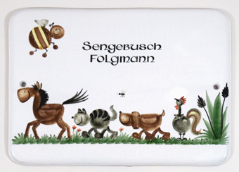 Türschild Sonderformat