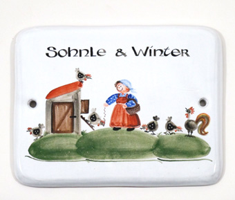 Türschild Sonderformat