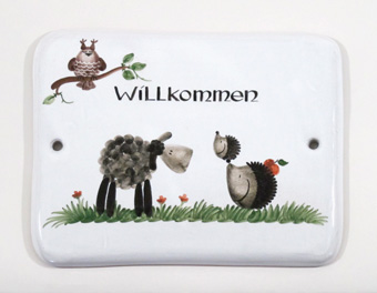 Türschild Sonderformat