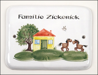 Türschild Sonderformat