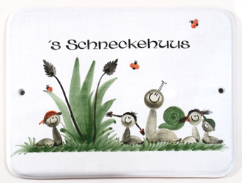 Türschild Sonderformat