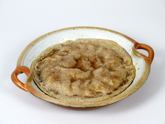 Gedeckter Apfelkuchen